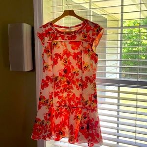 DKNY floral dress. Hits just at knee. Worn once.